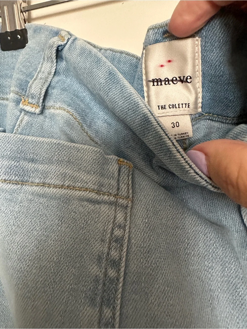 NWT Maeve Light Blue High-Rise Wide-Leg Jeans - Picture 3 of 9